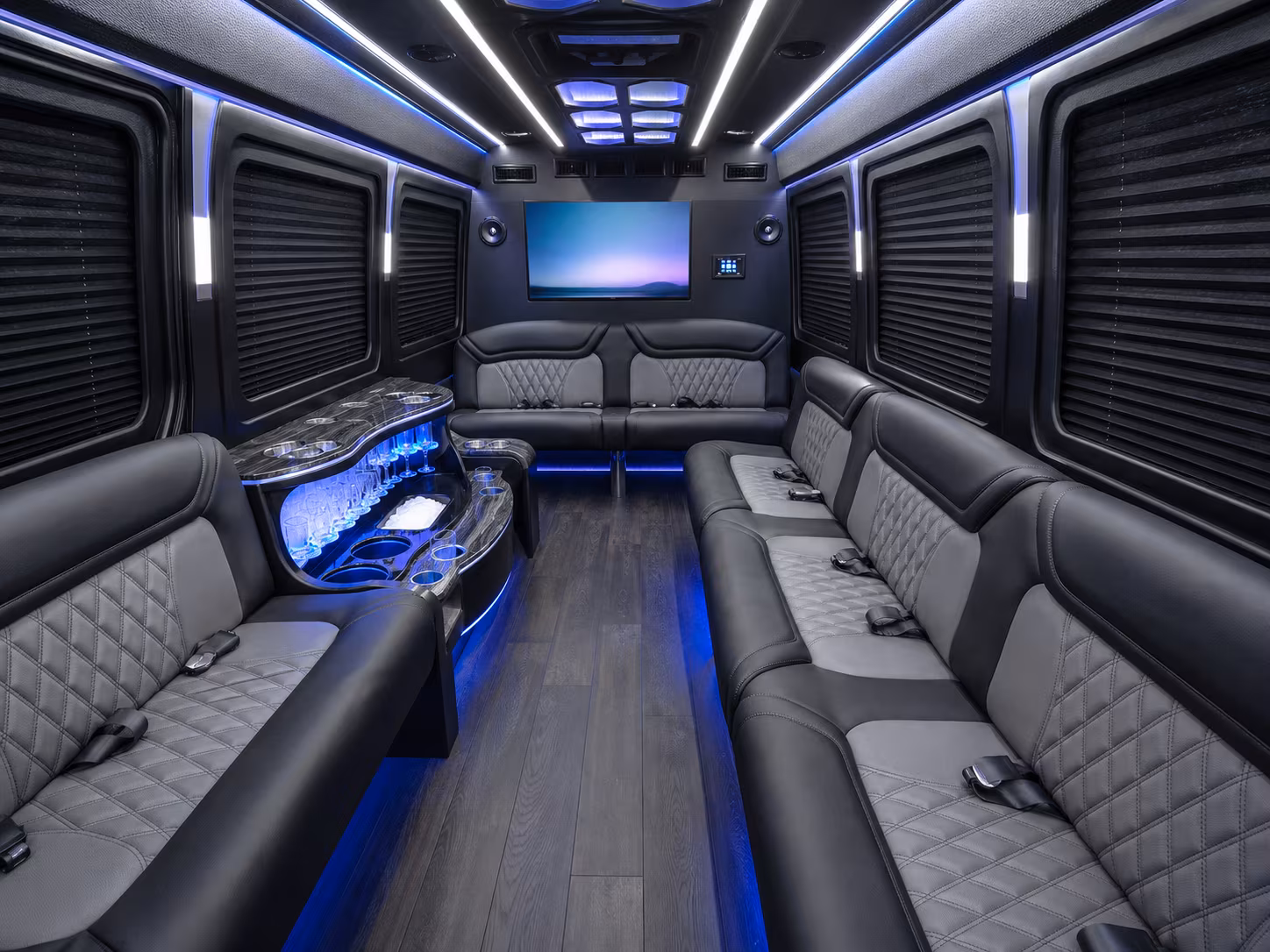 Glendale Airport Shuttle & Transportation party bus exterior