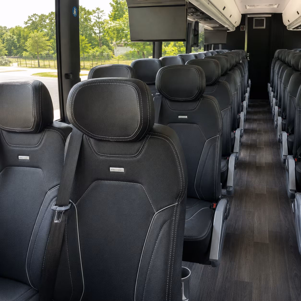 Glendale Airport Shuttle & Transportation party bus interior