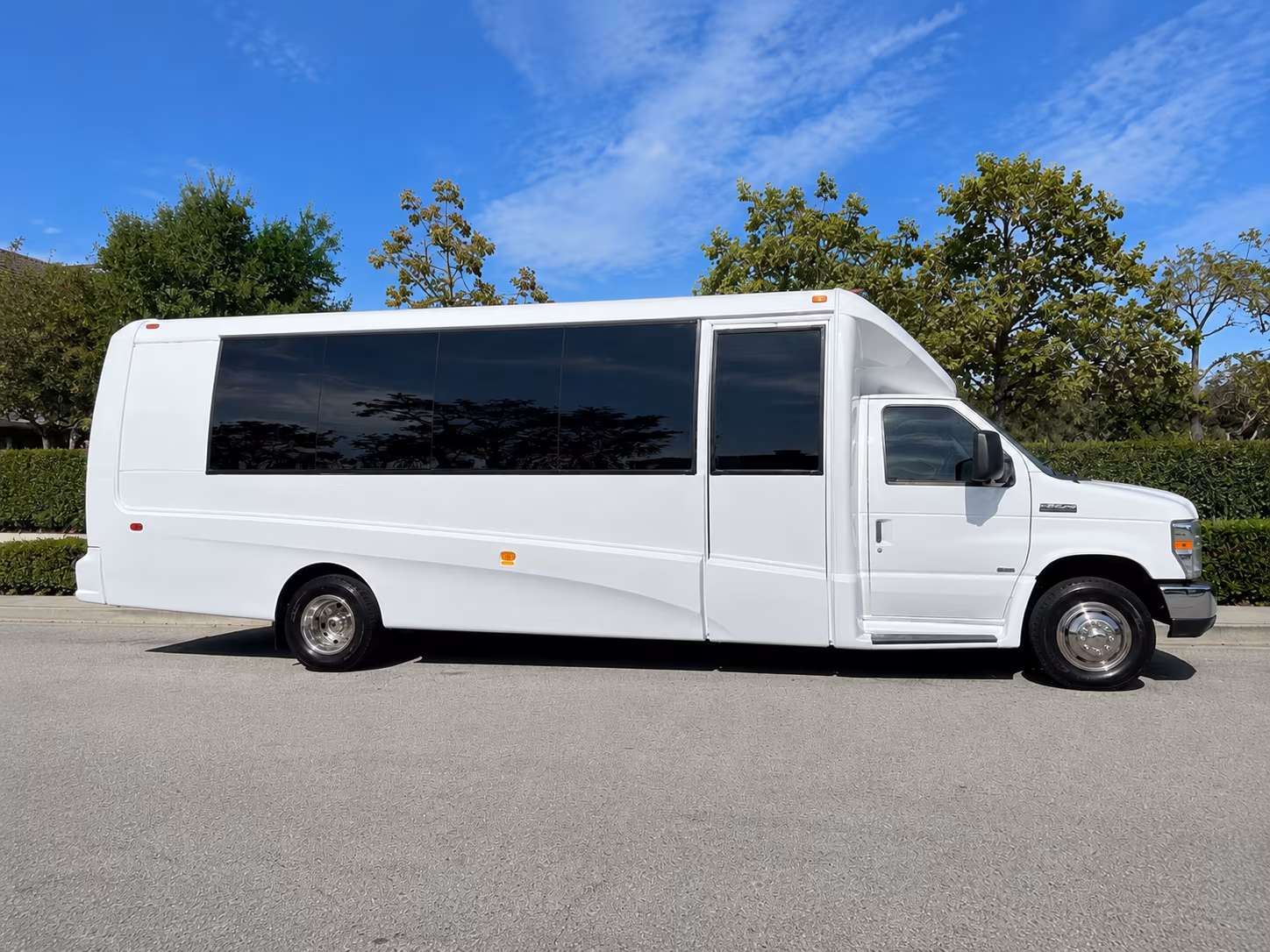 Glendale Corporate Transportation party bus exterior