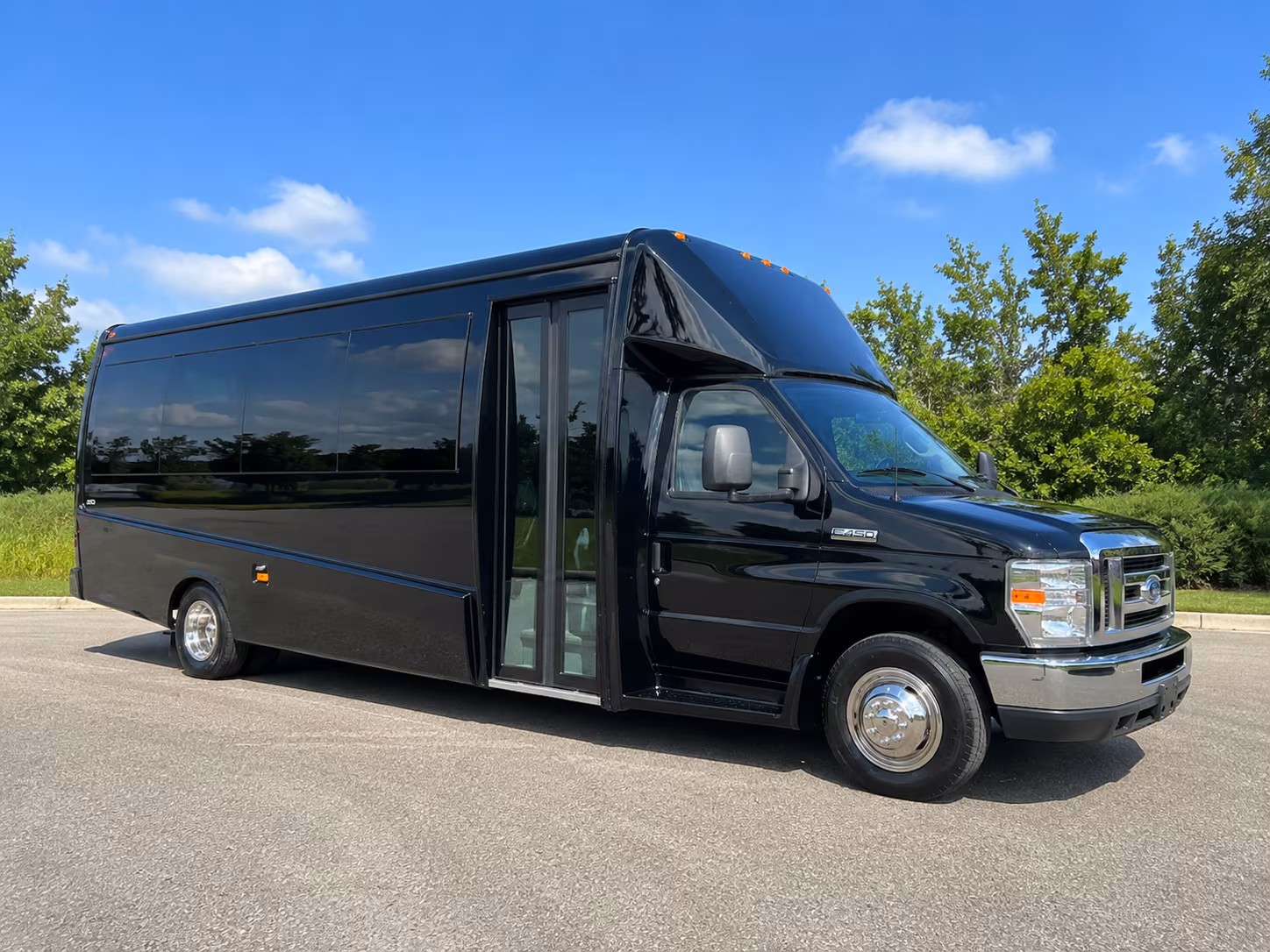 Glendale Corporate Transportation party bus exterior
