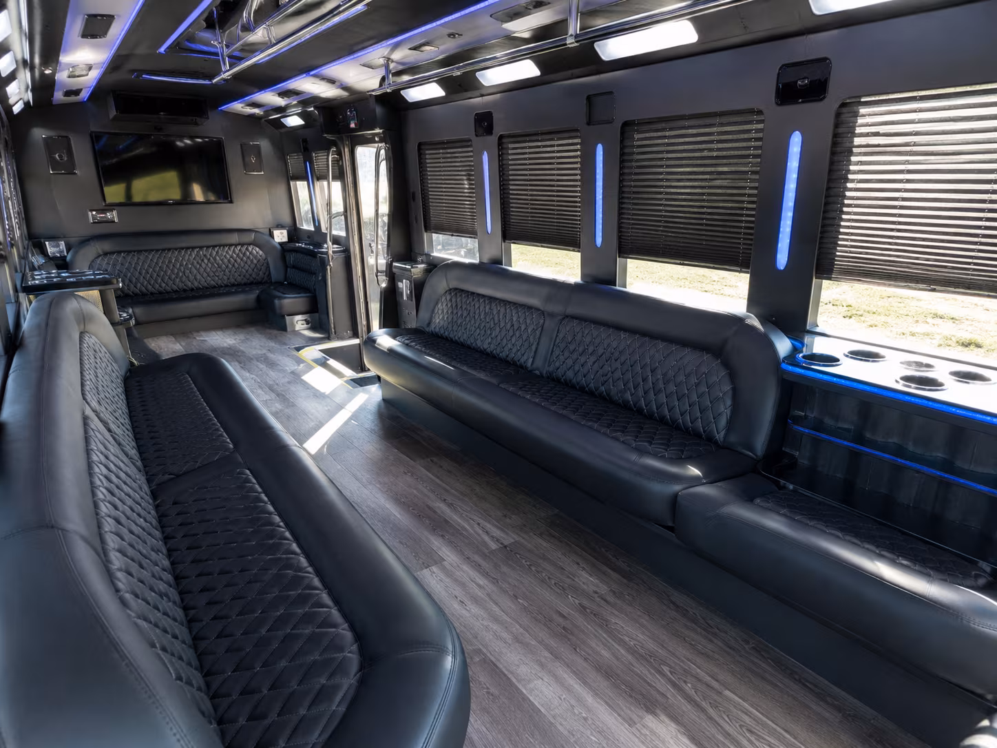 Glendale Private Event Transportation onboard seating