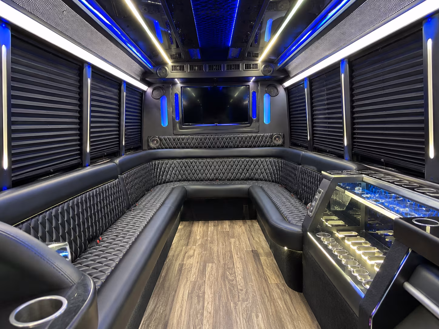 Glendale Prom & Homecoming Transportation onboard seating
