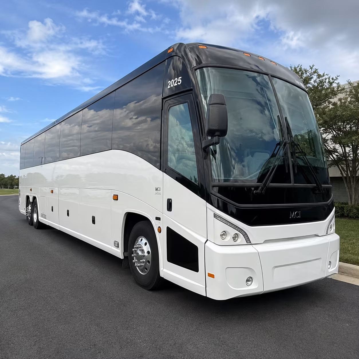 Glendale School Event Transportation party bus exterior