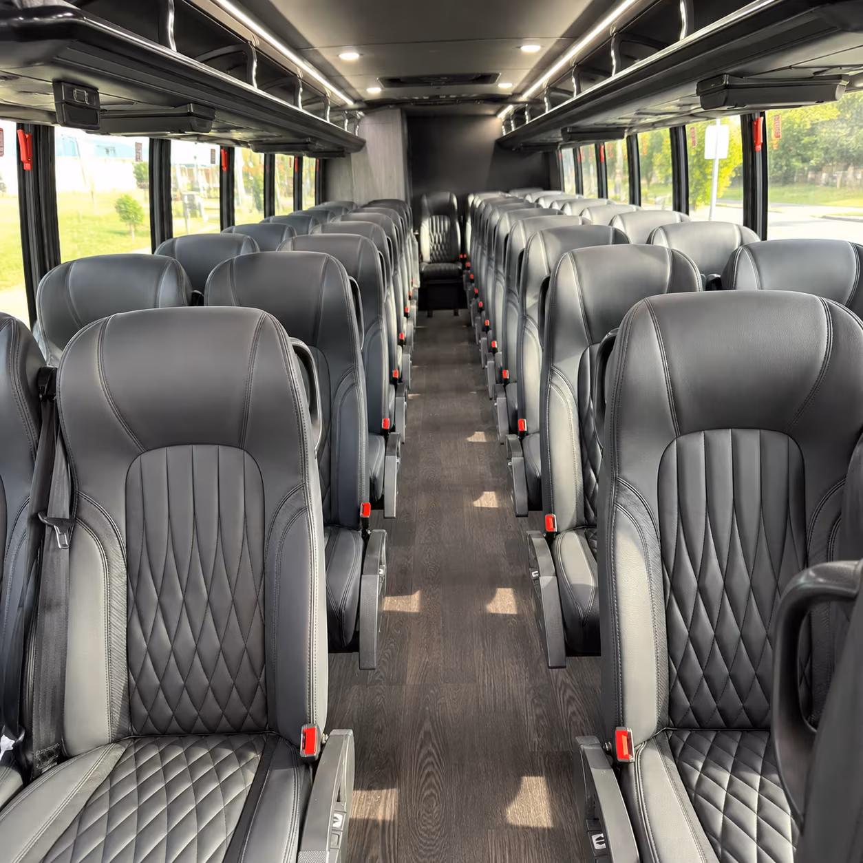 Glendale School Event Transportation party bus exterior