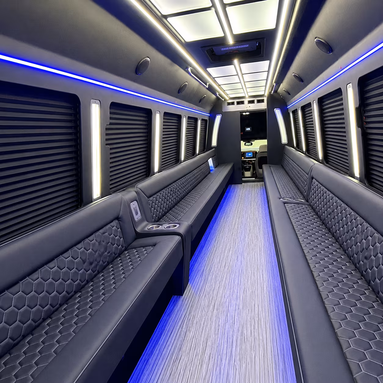 Glendale Sporting Event Transportation party bus exterior