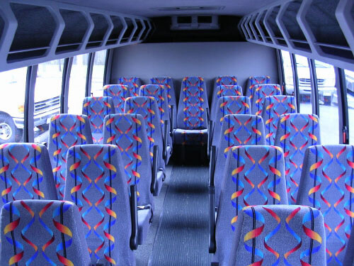 Maricopa 24 Passenger Mini Bus Interior