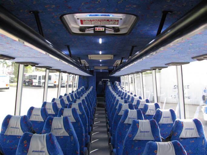 Yuma 56 Passenger Charter Bus Interior