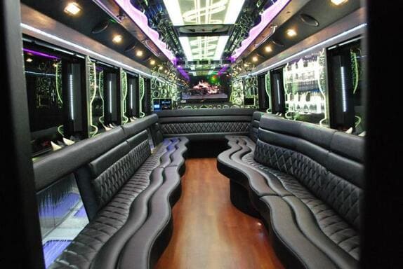 Surprise 25 Passenger Limo bus Interior