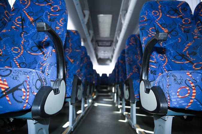 Buckeye 47-56 Passenger Charter Buses Interior